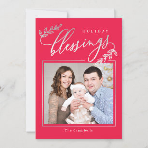 Cartão com fotos de Feriado de Ramificação Abençoa