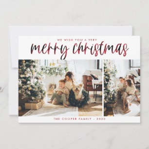 Cartão com fotos de Feriado de xadrez   Natal mode