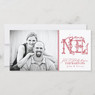 Cartão com fotos de Feriado Joyeux