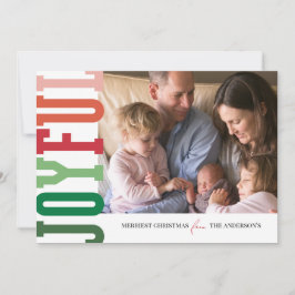 Cartão com fotos de Férias Coloridas Moderno e Fel