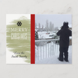 Cartão com fotos de Férias de Amostras Douradas mo