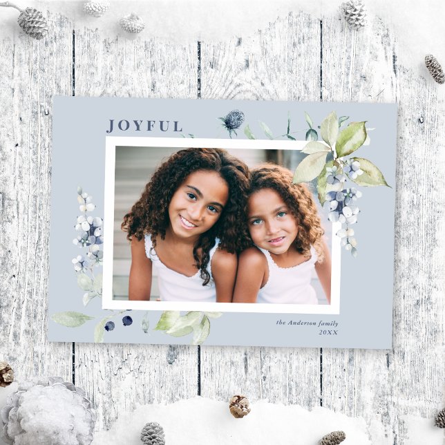 Cartão com fotos de Férias de inverno congelado (Criador carregado)