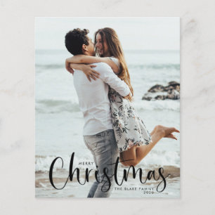 Cartão com fotos de Férias de Orçamento   Natal