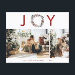 Cartão com fotos de Férias de Orçamento | Natal mo<br><div class="desc">Crie uma impressão duradoura nesta temporada com um cartão de feriado exclusivo. Esta simples modelo de cartão de árvore de Natal apresenta um design limpo e moderno. Personalize-o com as suas informações e torne-o exclusivamente seu!</div>