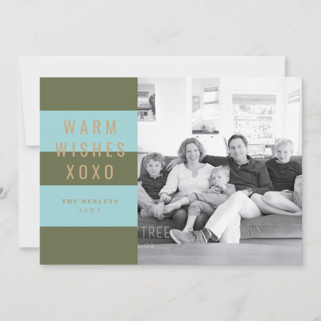 Cartão com fotos de Férias Kaktovik (Frente)