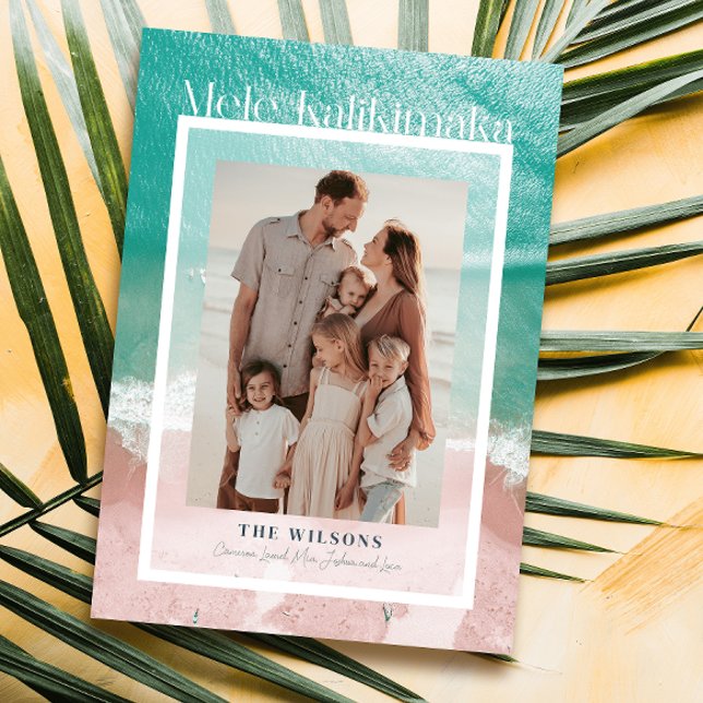 Cartão com fotos de Férias Tropicais no Oceano Tro (Criador carregado)