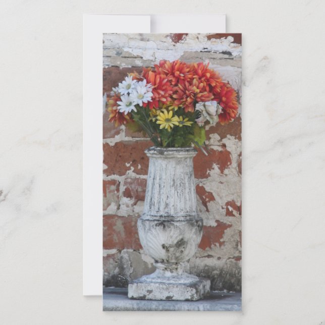 Cartão com fotos de flores (Frente)