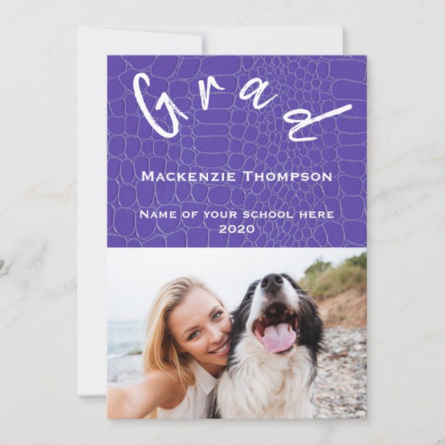 Cartão com fotos de graduação (Frente)