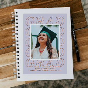 Cartão com fotos de Graduação da Tipografia Modern