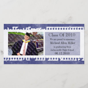 Cartão com fotos de Graduação do Grunge por Pelícu