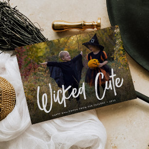 Cartão com fotos de Halloween Cute