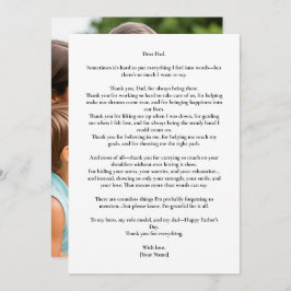 Cartão com fotos de Mensagem do Dia do Pai Persona