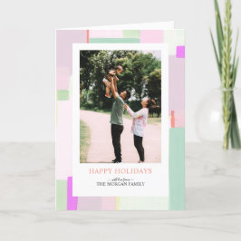 Cartão com fotos de Natal do Pastel