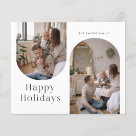 Cartão com fotos de Natal Feliz