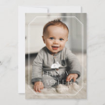 Cartão com fotos de Páscoa de quadros coelhinhos V