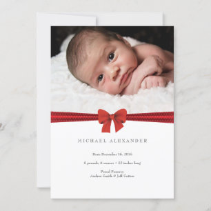 Cartão com fotos de prevenção de anúncios de bebês