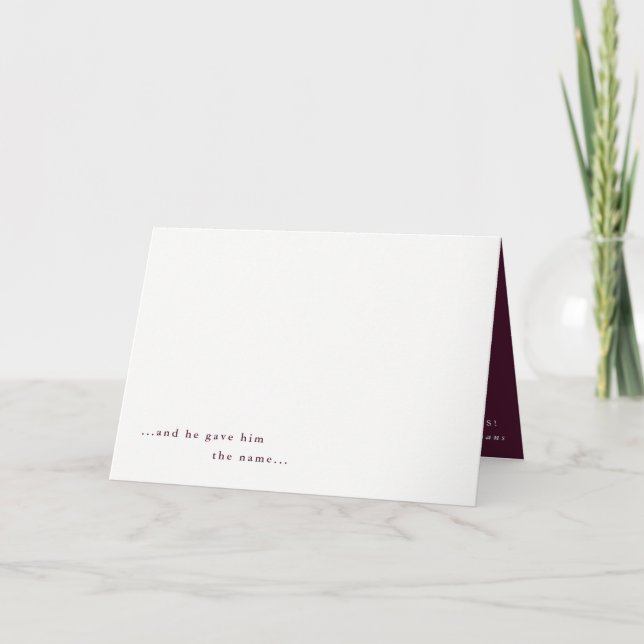 Cartão com fotos de Simplicidade de Natal Religios (Frente)