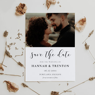 Cartão com fotos design simples e elegante