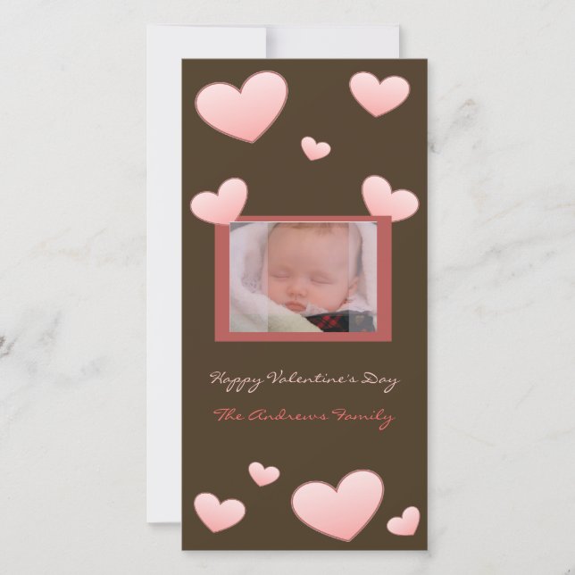 Cartão com fotos dia de os namorados (Frente)