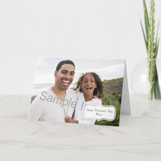Cartão com fotos dia de os namorados (Frente)
