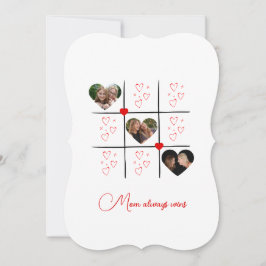 Cartão com fotos Dia de os namorados do Coração Ve