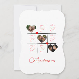 Cartão com fotos Dia de os namorados do Coração Ve