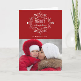 Cartão com fotos do feriado de Deco da folha do