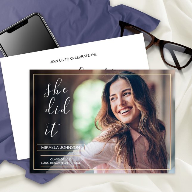 Cartão com fotos do Formando de Anúncio da Parte 2 (Criador carregado)