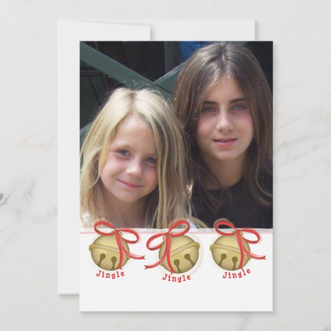 Cartão com fotos Dupla Face da Bélula Natal (Frente)