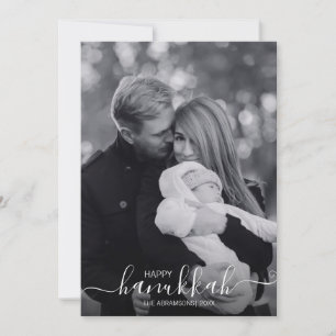 Cartão com fotos Feliz Feriado de Hanukkah