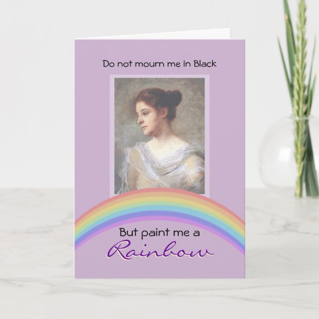 Cartão com fotos Funeral Personalizável (Vivo) (Frente)