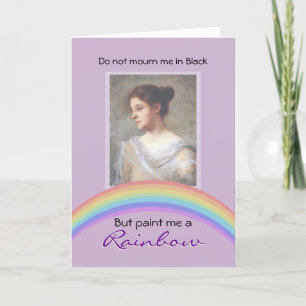 Cartão com fotos Funeral Personalizável (Vivo)