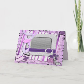 cartão com fotos glamourous