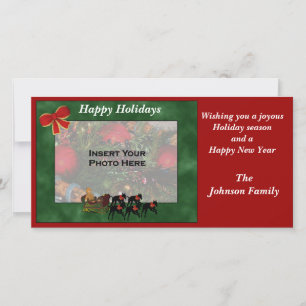 Cartão com fotos Greyhounds