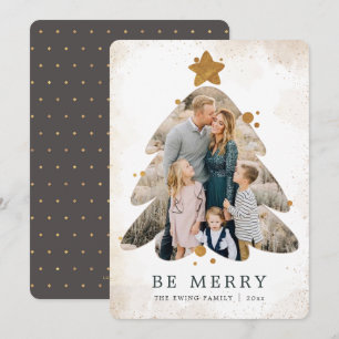 Cartão com fotos Grunar Quadro de Árvore de Natal