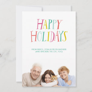 Cartão com fotos indicado por letras da mão boas