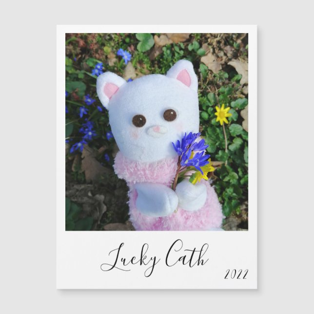 Cartão com fotos Instantâneo Magnético Personaliza (Frente)