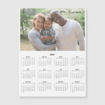 Cartão com fotos Magnético de Calendário Personali