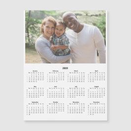 Cartão com fotos Magnético de Calendário Personali