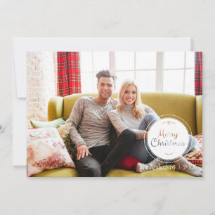 Cartão com fotos Natal para Enfeites de natal bran