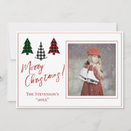 Cartão com fotos Natal Personalizado do Natal