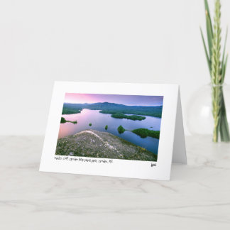 Cartão com fotos novo do penhasco