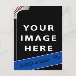 Cartão com fotos personalizado de baseball