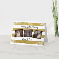 Cartão com fotos personalizado do aniversário