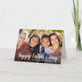 Cartão com fotos personalizado para Pai