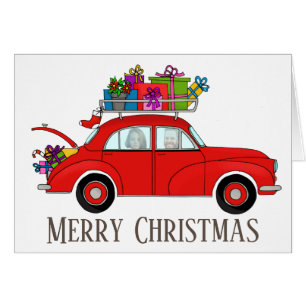 cartão com fotos personalizável de Feliz Natal