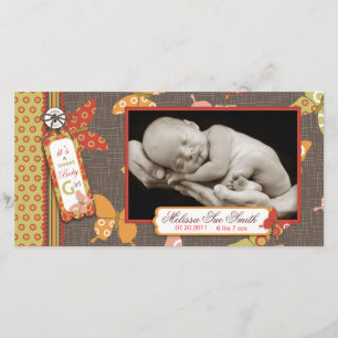 Cartão com fotos retro das borboletas