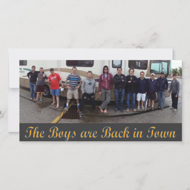 Cartão com fotos RV Derby Trip (Frente)