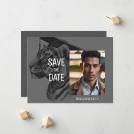 Cartão com fotos Único de Anúncio de Graduação