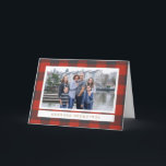 Cartão com fotos vermelho do feriado da xadrez<br><div class="desc">© Loren Kerns da fotografia: www.flickr.com/people/lorenkerns/ e desde que por terras comuns criativas: https://creativecommons.org/licenses/by/2.0/</div>